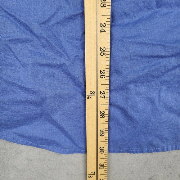 G By GUESS Shirt‎ Men's Large Blue Short Sleeve Button Down Tattoo Art - Picture 12 of 12